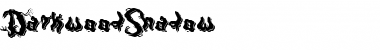 Darkwood Shadow Regular Font