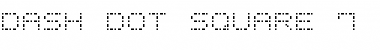 Dash Dot Square-7 Font