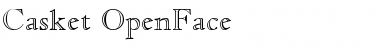 Casket OpenFace Font