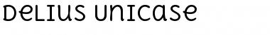 Delius Unicase Regular Font