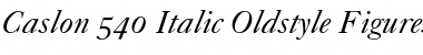Caslon 540 RomanSC Font