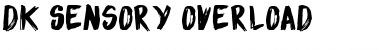 DK Sensory Overload Regular Font