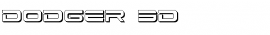 Dodger 3D Regular Font