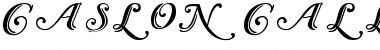 Caslon Calligraphic Initials Font