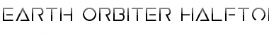 Earth Orbiter Halftone Regular Font