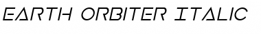 Earth Orbiter Italic Font