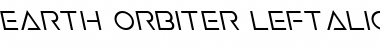 Earth Orbiter Leftalic Italic Font
