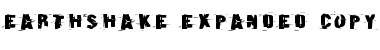 Earthshake Expanded Expanded Font