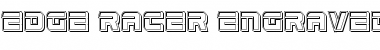 Edge Racer Engraved Regular Font