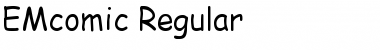 EMcomic-Regular Font