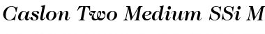 Caslon Two Medium SSi Medium Italic Font