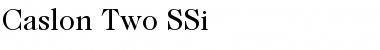 Caslon Two SSi Font