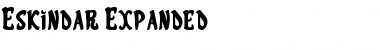 Eskindar Expanded Font