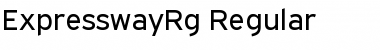 Expressway Regular Font
