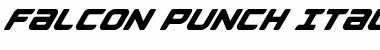 Download Falcon Punch Italic Font