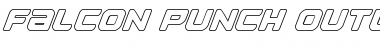 Download Falcon Punch Outline Font