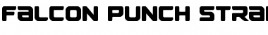 Falcon Punch Straight Font