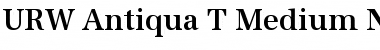 URW Antiqua T Regular Font