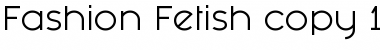 Fashion Fetish Regular Font