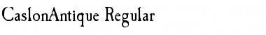 CaslonAntique Regular Font