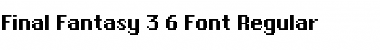 Final Fantasy 3/6 Font Regular Font