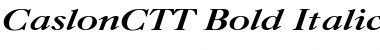 CaslonC Bold Italic Font