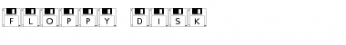 Floppy Disk Font