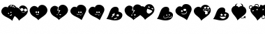 FluffyHeartsDing Font