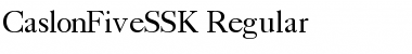 CaslonFiveSSK Font