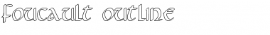 Foucault Outline Font