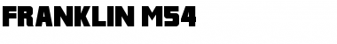 Franklin M54 Font