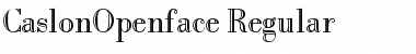 CaslonOpenface Font