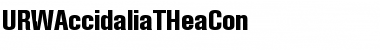 URWAccidaliaTHeaCon Regular Font