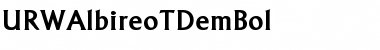 URWAlbireoTDemBol Regular Font