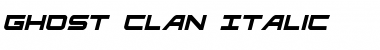 Download Ghost Clan Italic Font