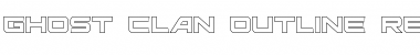 Download Ghost Clan Outline Font