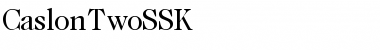 CaslonTwoSSK Regular Font
