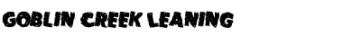 Download Goblin Creek Leaning Font