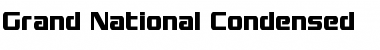Grand National Condensed Condensed Font