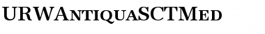 URWAntiquaSCTMed Regular Font