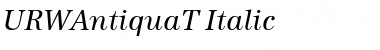 URWAntiquaT Font