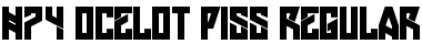 H74 Ocelot Piss Regular Font