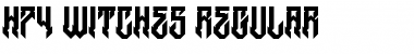 H74 Witches Regular Font