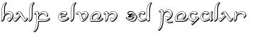 Half-Elven 3D Font