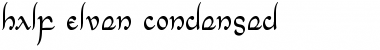 Half-Elven Condensed Condensed Font