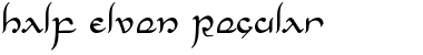 Half-Elven Regular Font