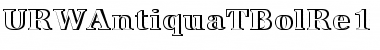 Download URWAntiquaTBolRe1 Font