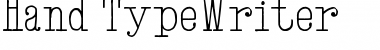 Hand TypeWriter Font