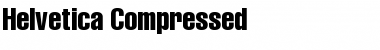 Helvetica-Compressed Roman Font