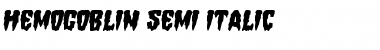 Hemogoblin Semi-Italic Semi-Italic Font